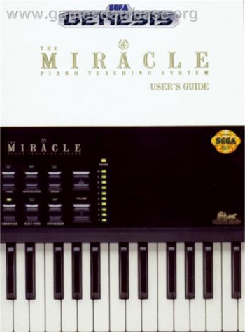 Cover Miracle Piano Teaching System for Genesis - Mega Drive